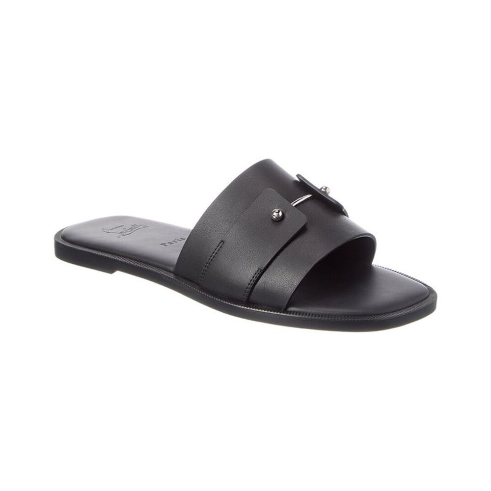 Christian Louboutin Chambelimuly Leather Sandal, Black